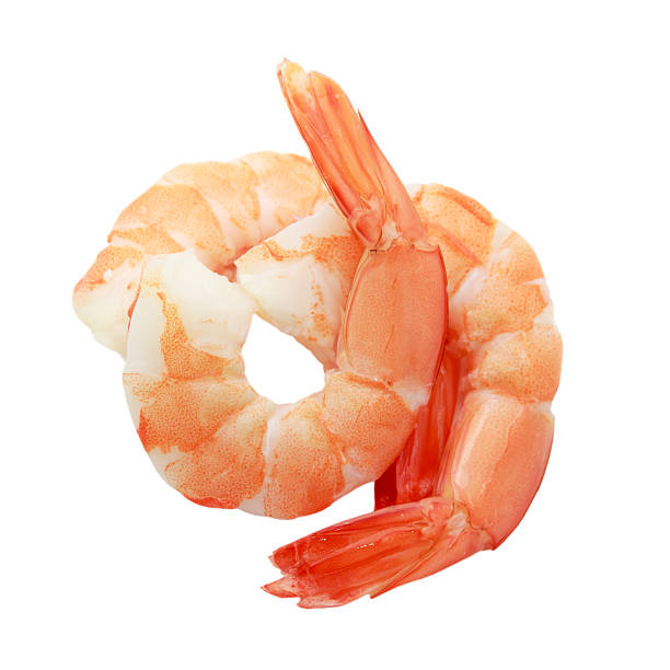 istock Shrimps isolated on white background 542954166