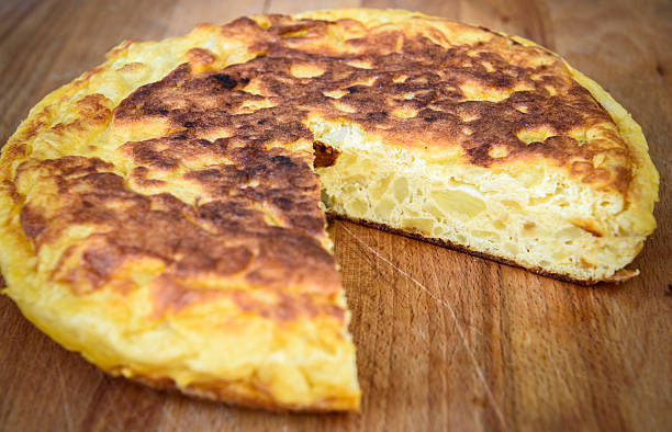 istock Spanish tortilla, Spanish omelette potato omelette. 542954596