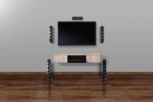 istock Home theater in living room 542955184