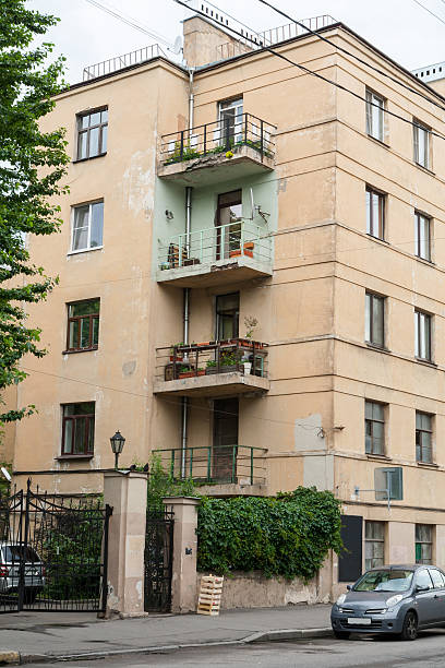 istock The house in the style of constructivism 542956460