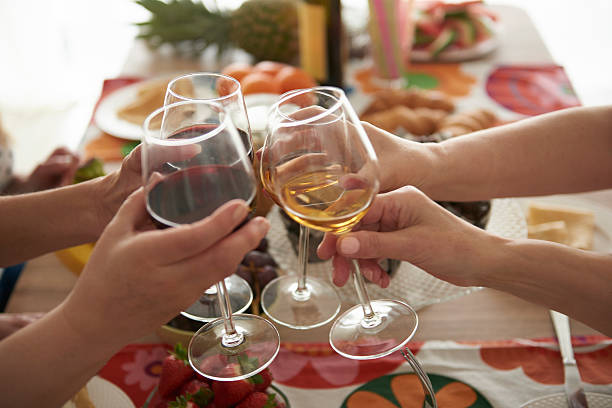 istock Glasses full of good wine 542958608