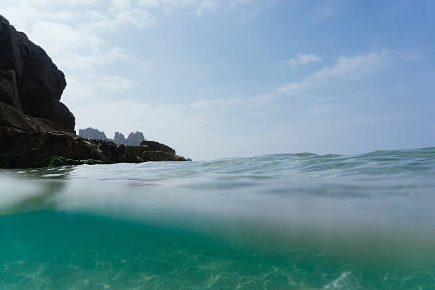 istock Under the shallow clear blue sea, Pedn Vounder Beach, Cornwall 542959144