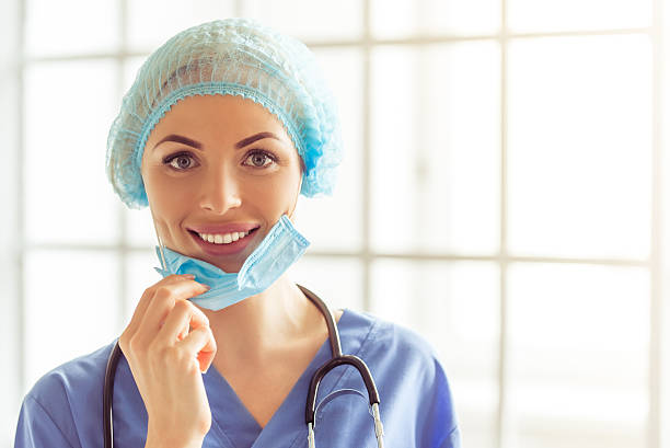 istock Beautiful female doctor 542959194