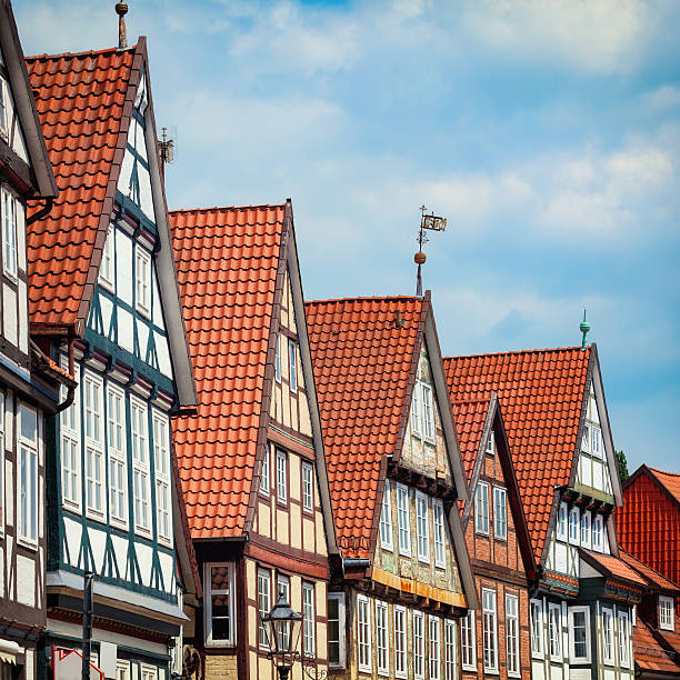istock German historical timber-frame houses of Celle, Lower Saxony 542959206