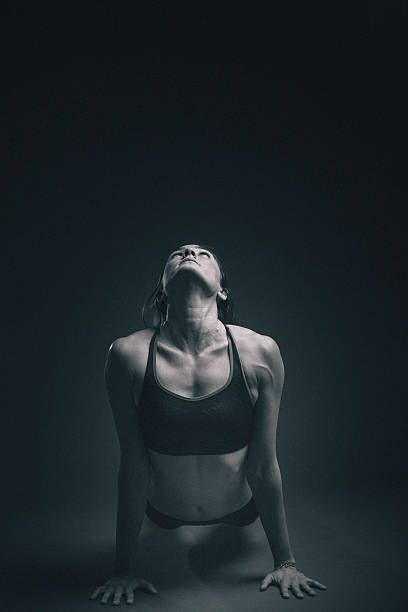 istock Young Woman Doing Yoga Meditation Exercise 542967742