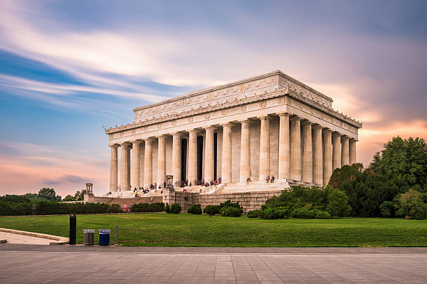 The Lincoln Memorial Lincoln Memorial in Washington DC, USA. lincoln memorial photos stock pictures, royalty-free photos & images