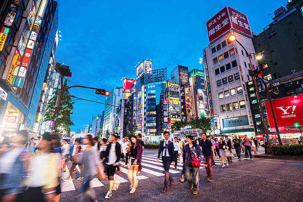 istock Nightlife in Tokyo, Japan 542969032