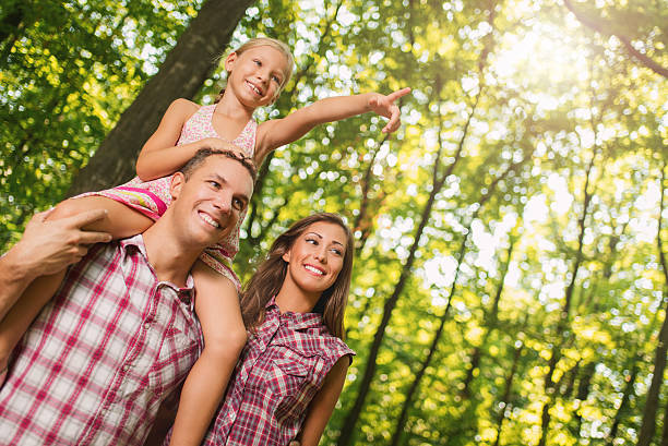 istock Family In The Forest 542969102
