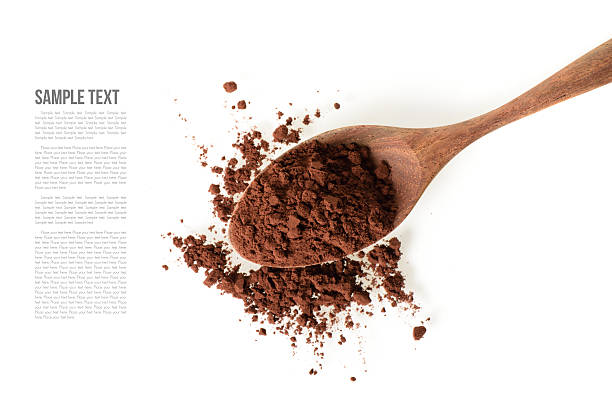 cocoa powder stock photo