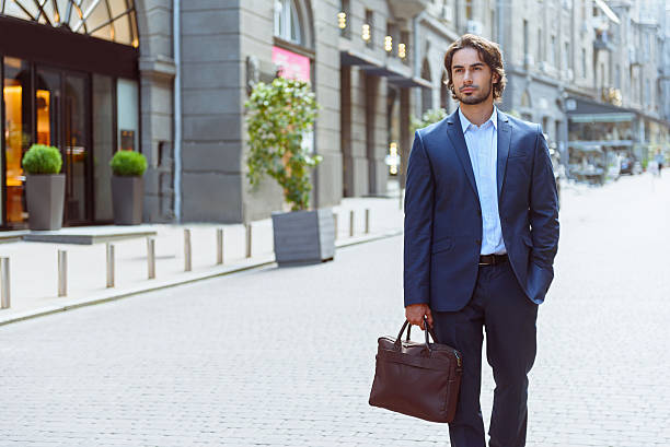 istock Successful male worker waiting for someone 542973366