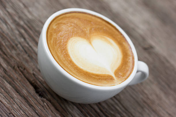 istock Cup of latte coffee 542973650