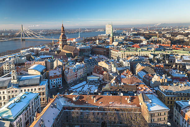 istock Latvias Capital - Riga from a bird's eye view 543045278