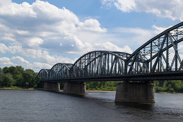istock Steel bridge over the Vistula River 543048410