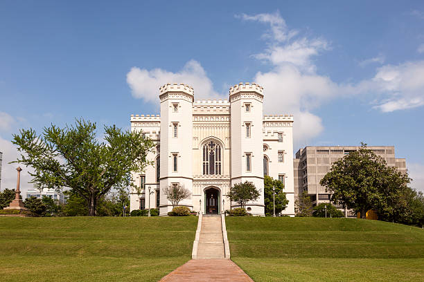 The Old State Capitol building in the city of Baton Rouge. Louisiana, United States