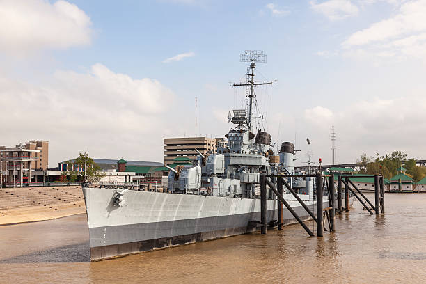 Battleship USS Kidd in Baton Rouge, Louisiana