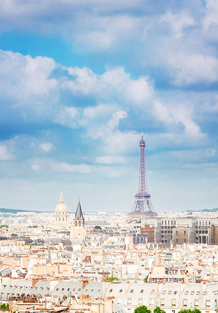 istock skyline of Paris with eiffel tower 543061728