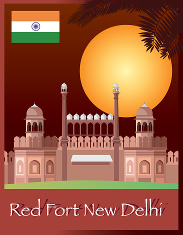 Red Fort Files Red Fort Stock Illustration - Download Image Now - Agra Fort, Asia ...
