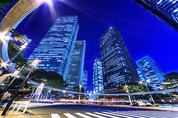 istock Shinjuku skyscrapers night view 543063696
