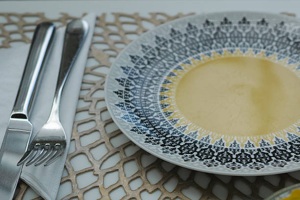 istock Design Plate Fork And Knife On The Table With Napkin 543063978