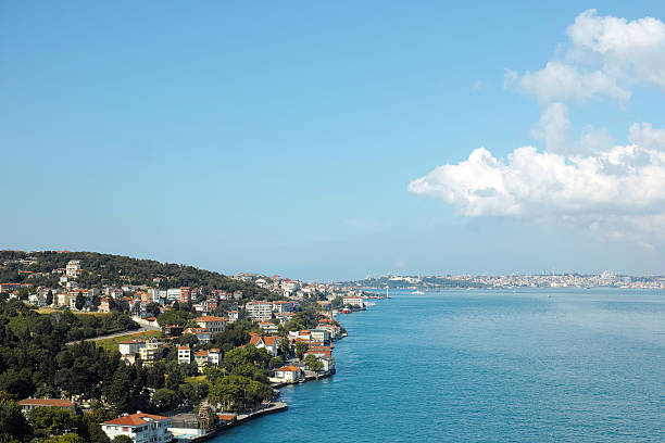 istock Istanbul View By The Bridge in Sunny Day With Clouds 543064138