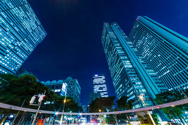 istock Shinjuku skyscrapers night view 543064686
