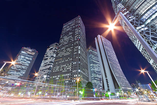 istock Shinjuku skyscrapers night view 543064850