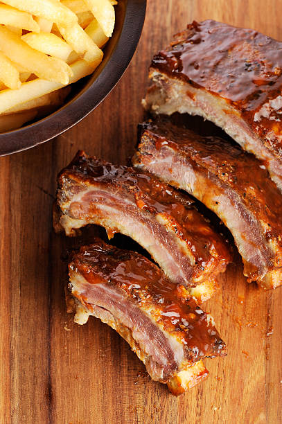 istock Barbecue ribs and fries 543065852
