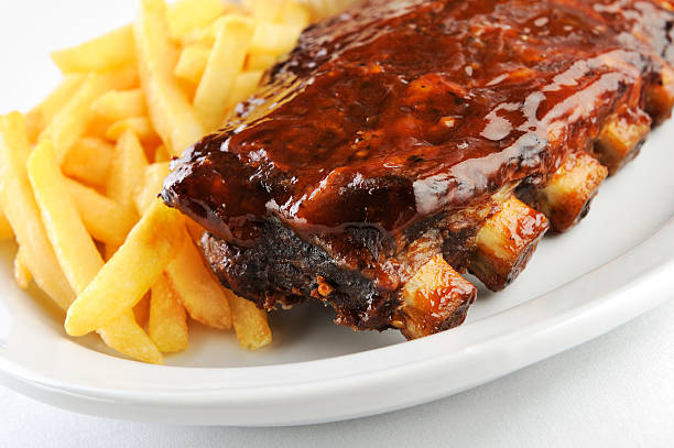 istock Barbecue ribs and fries 543066352