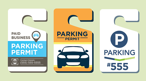 Parking hangtag templates