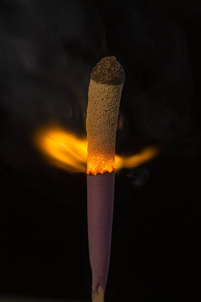 istock big match closeup on a black background 543073688