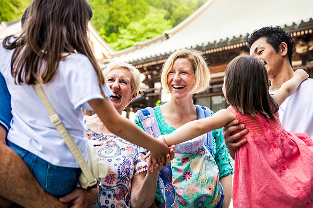 istock Happy family spending a weekend together with children 543074610