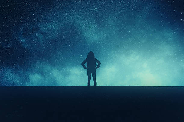 istock Girl watching the stars. 543078554