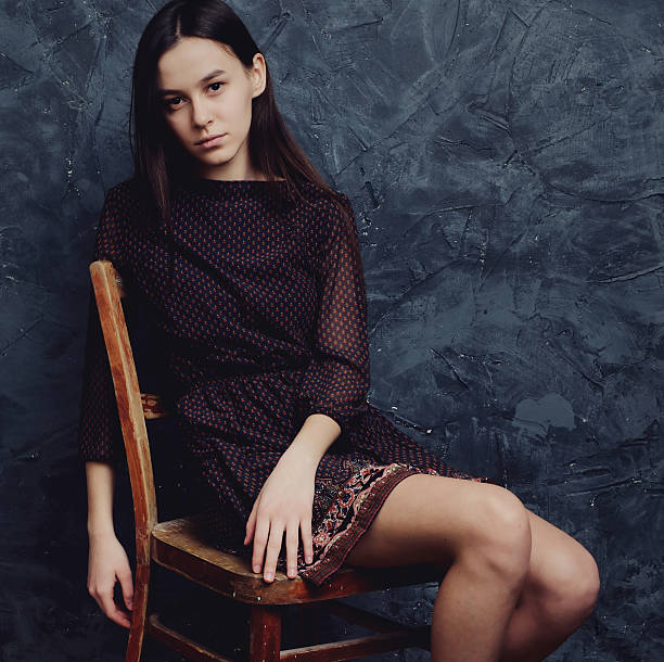 istock Teenage girl posing in studio 543079494