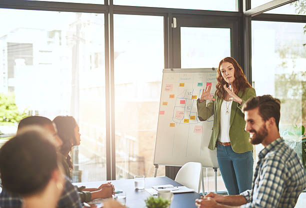 istock Consulting with her team on their new business plans 543079790