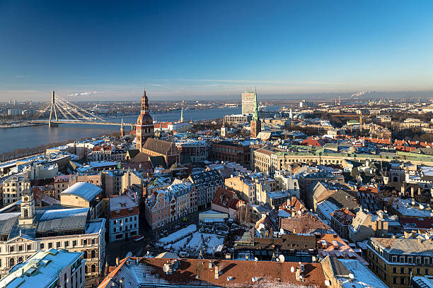 istock Latvias Capital - Riga from a bird's eye view 543080526