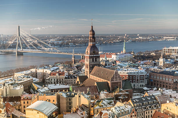 istock Latvias Capital - Riga from a bird's eye view 543081096