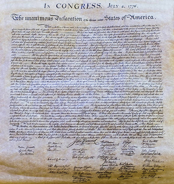 istock Declaration of independence 4th july 1776 close up 543087264