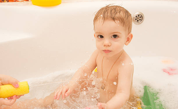 istock small child bathes in a bathroom 543173966