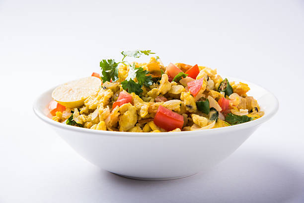 istock Spicy scrambled eggs or egg bhurji or anda bhurji 543174450