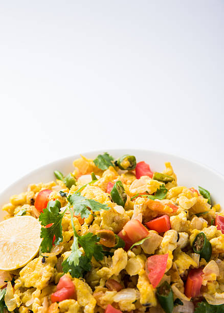 istock Spicy scrambled eggs or egg bhurji or anda bhurji 543174944