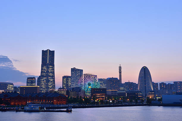 istock Yokohama Skyline View from Oosanbashi peer 543176724