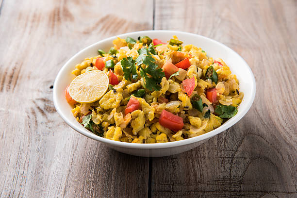 istock Spicy scrambled eggs or egg bhurji or anda bhurji 543178648