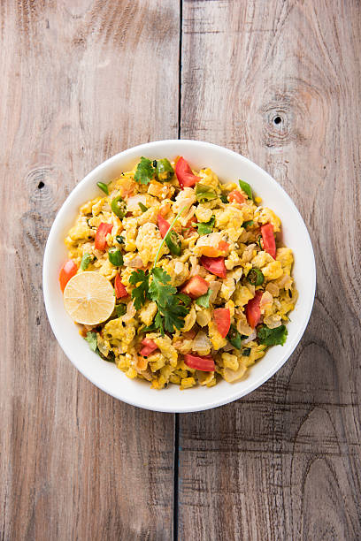 Spicy scrambled eggs or egg bhurji or anda bhurji