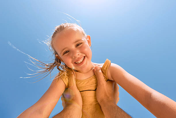 istock Cute little girl smiling at the camera. 543179276