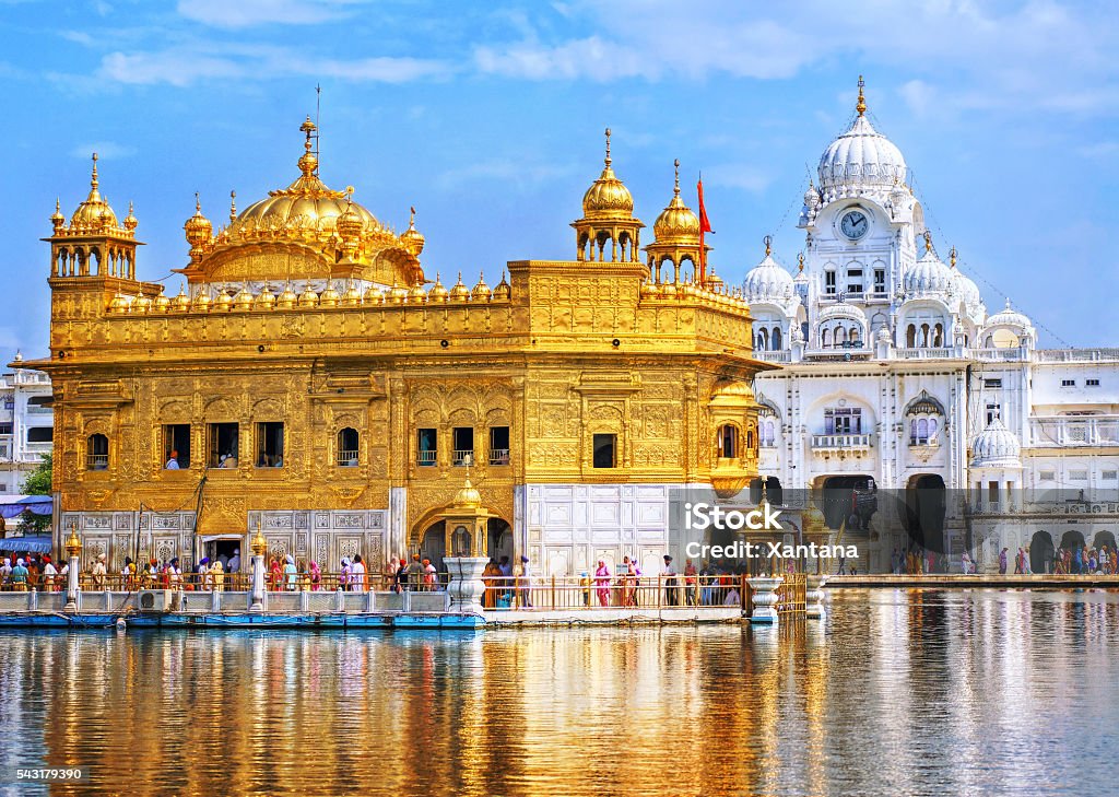 Golden Temple, the main sanctuary of Sikhs, Amritsar, India Golden Temple, the main sanctuary of Sikhs, Amritsar, Punjab,  India Golden Temple - India Stock Photo