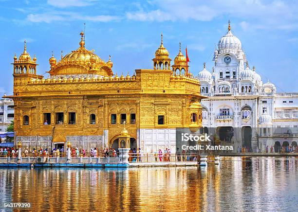 Golden Temple The Main Sanctuary Of Sikhs Amritsar India Stock Photo - Download Image Now