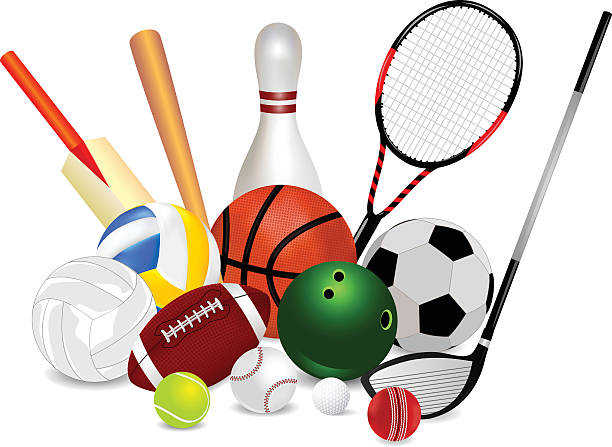 istock Set Of Sports Equipment 543180996