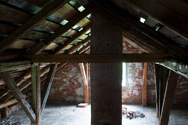 istock Old loft in an abandoned house 543181940
