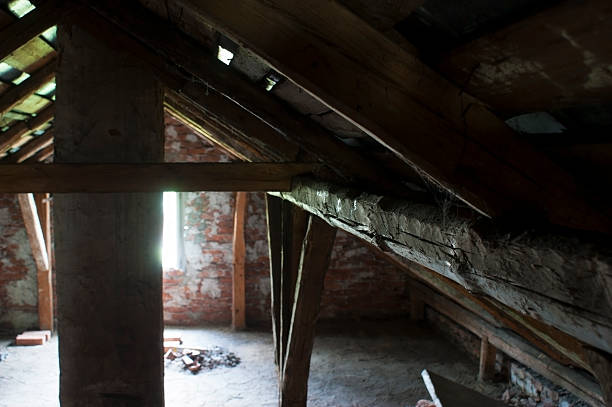 istock Old loft in an abandoned house 543182118