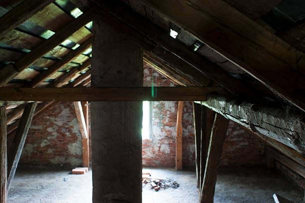 istock Old loft in an abandoned house 543182302